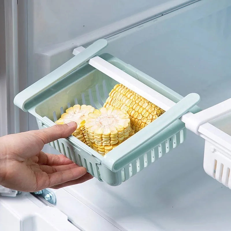 Slide-On Fridge Drawer Organizer | Kitchen Essentials