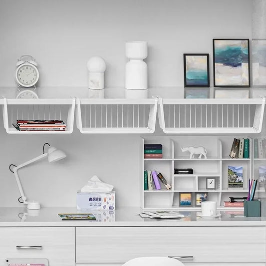 Under-Shelf Hanging Storage Basket | Kitchen | Bathroom | Office | Bedroom