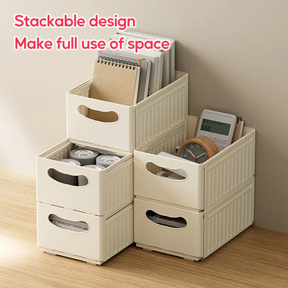 Multi-Purpose Storage Bins — Stackable Cabinet & Shelf Organizers | Kitchen, Bathroom, Bedroom, Office & Baby