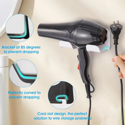Wall-Mounted Hair Tool Organizer | Bathroom & Vanity
