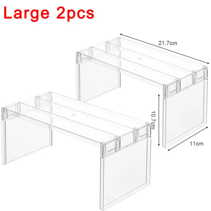Stackable Refrigerator & Pantry Shelf Organizer | Kitchen | Pantry