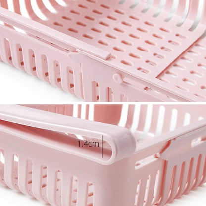 Slide-On Fridge Drawer Organizer | Kitchen Essentials