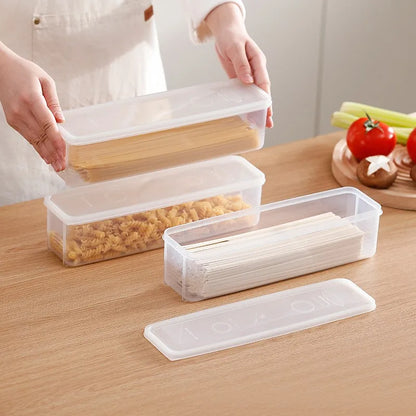 Long Produce Storage Containers — 4-Piece Refrigerator Kitchen Set