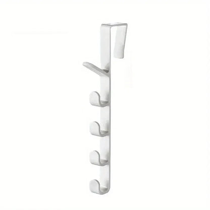 Over-the-Door Multi-Hook Rack — Bedroom, Bathroom & Laundry Organizer
