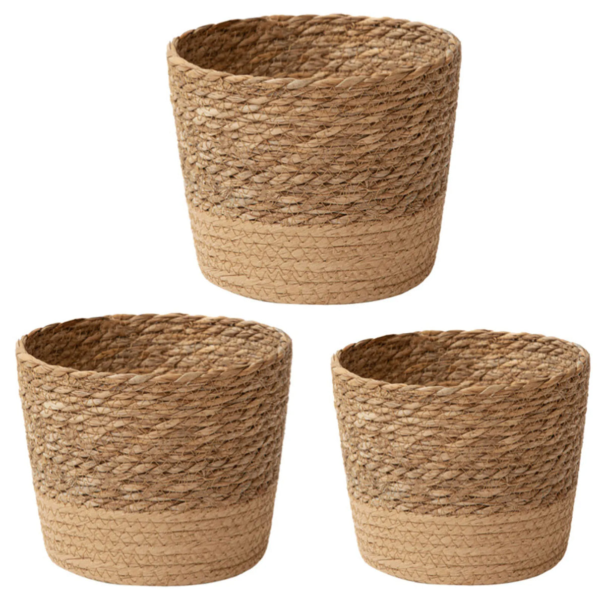 Woven Flower Plant Display Baskets | Kitchen, Sunroom, Living Room, Garden, Bedroom Essentials