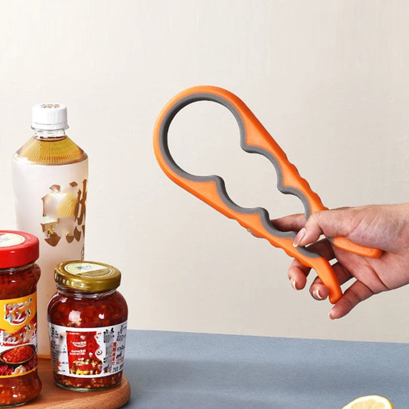 4-in-1 Easy-Grip Jar & Bottle Opener — Kitchen Essential