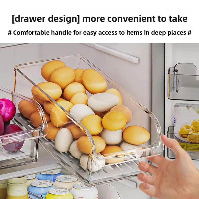 Clear Refrigerator Organizer Bins | Kitchen | Pantry