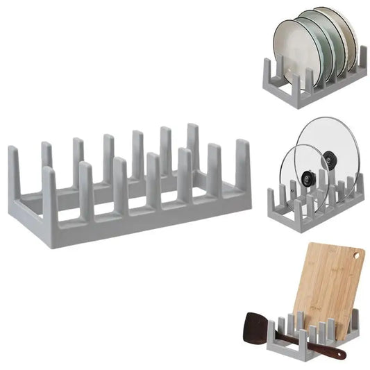 Space-Saving Plate & Cutting Board Organizer | Kitchen | Essentials