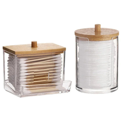 Bathroom Vanity Organizer Jars | Bathroom