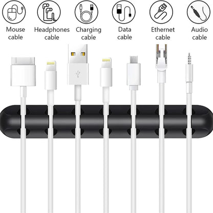 Everyday Essential Cable Organizer — Multi-Device Cord & Charging Cable Holder