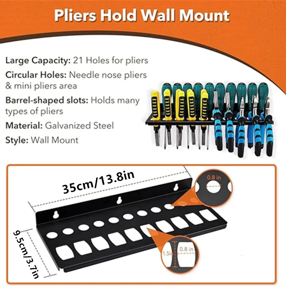 Wall-Mount Tool Organizer Rack | Garage