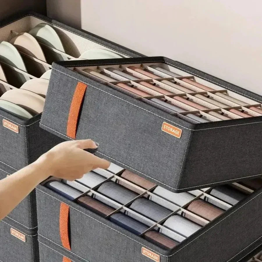 Space Saving Compartment Clothing Organizer | Bedroom | Closet | Laundry