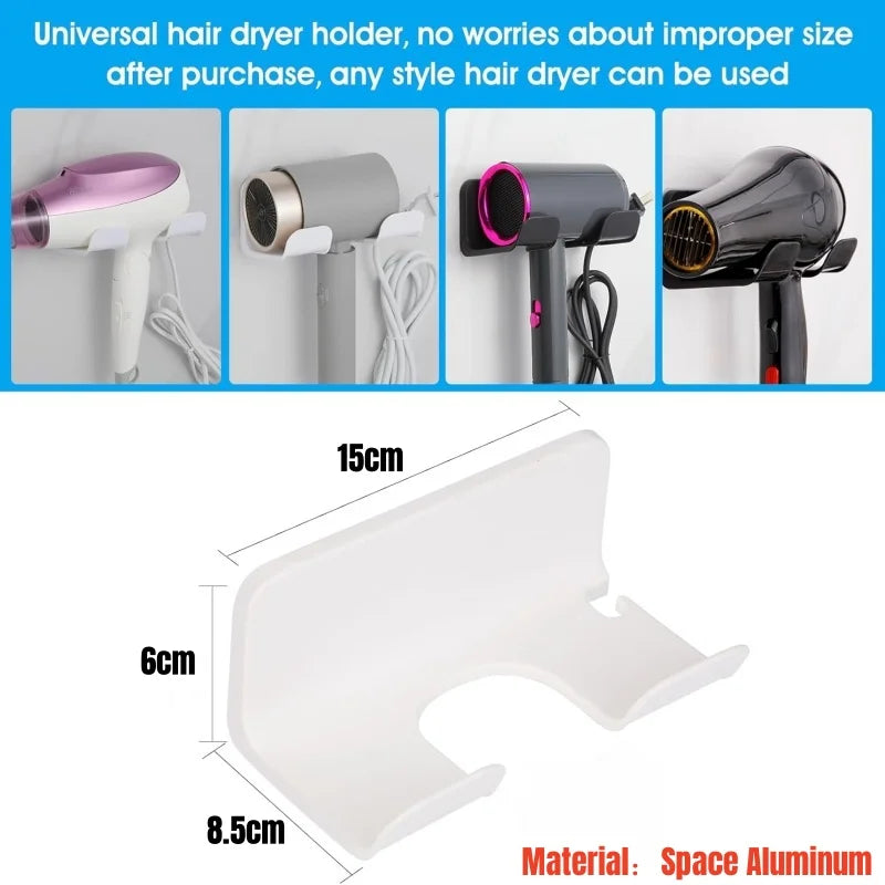 Wall-Mounted Hair Tool Organizer | Bathroom & Vanity