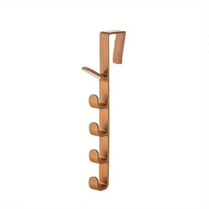 Over-the-Door Multi-Hook Rack — Bedroom, Bathroom & Laundry Organizer