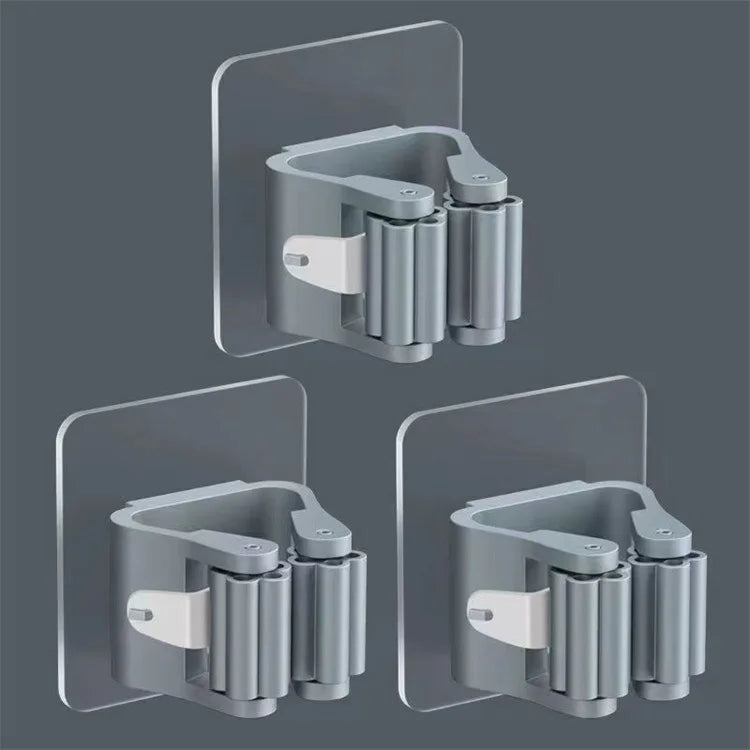 Essential Adhesive Broom & Mop Holders | Kitchen | Laundry Room | Bathroom