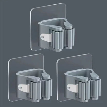 Essential Adhesive Broom & Mop Holders | Kitchen | Laundry Room | Bathroom
