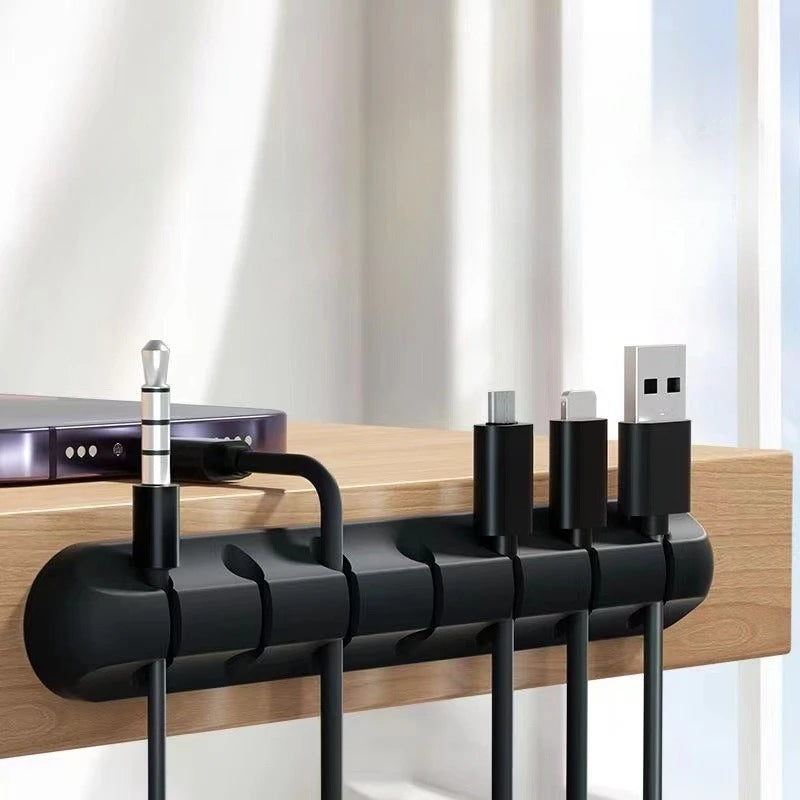 Everyday Essential Cable Organizer — Multi-Device Cord & Charging Cable Holder