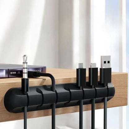 Everyday Essential Cable Organizer — Multi-Device Cord & Charging Cable Holder