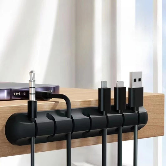 Everyday Essential Cable Organizer — Multi-Device Cord & Charging Cable Holder