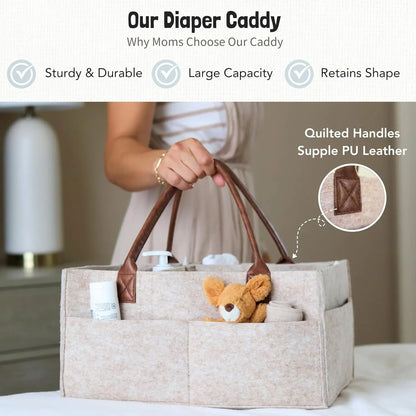 Multi-Purpose Storage Caddy — Baby, Pet, Bedroom & Car Organizer