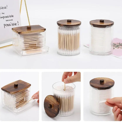 Bathroom Vanity Organizer Jars | Bathroom